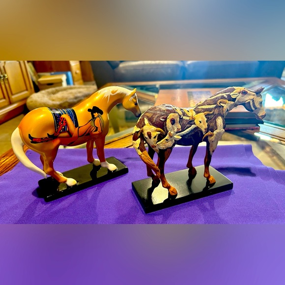 Set of Two. Painted Ponies Cowpony and Blondes - Picture 1 of 10